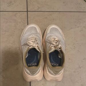 Hoka One One Women's Athletic Shoes - Cream